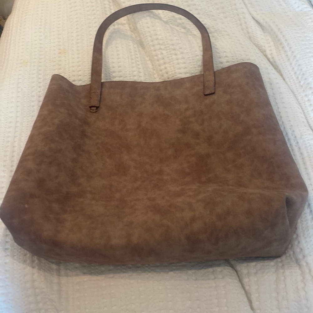 Suede purse